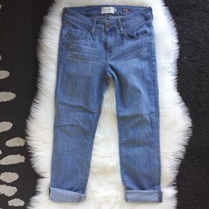 Parker Smith straight denim blue jeans Sz 2